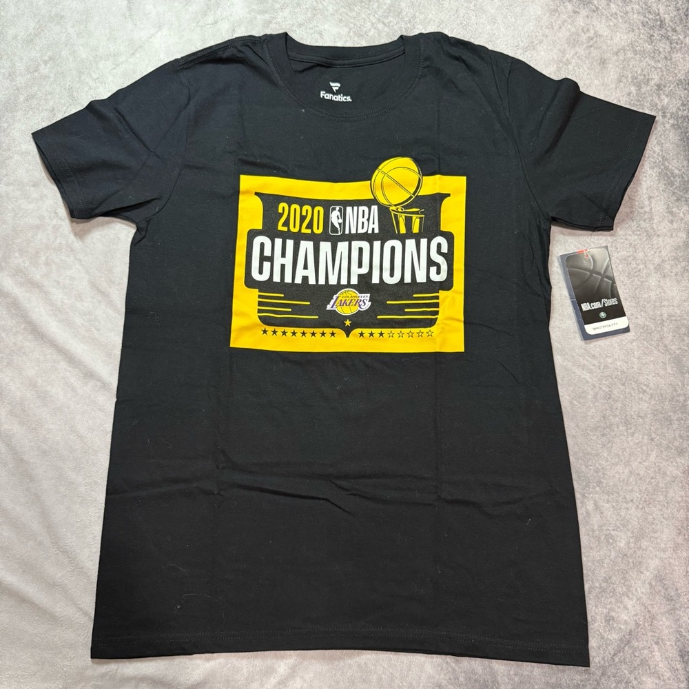 Fanatics Black Lakers 2020 Champions NBA T-Shirt